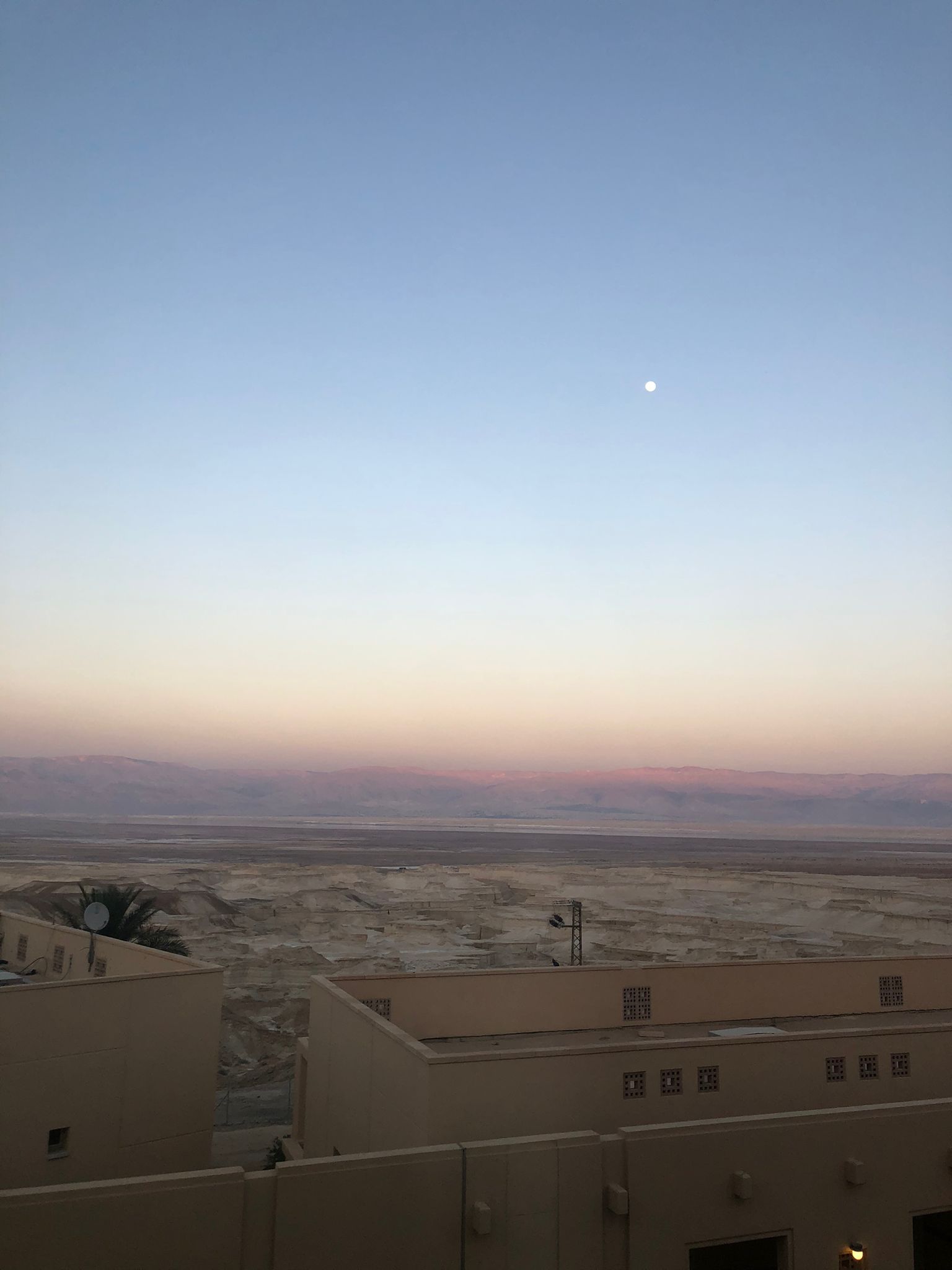 Zonsondergang Dode zee